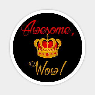 Awesome wow Hamilton Magnet